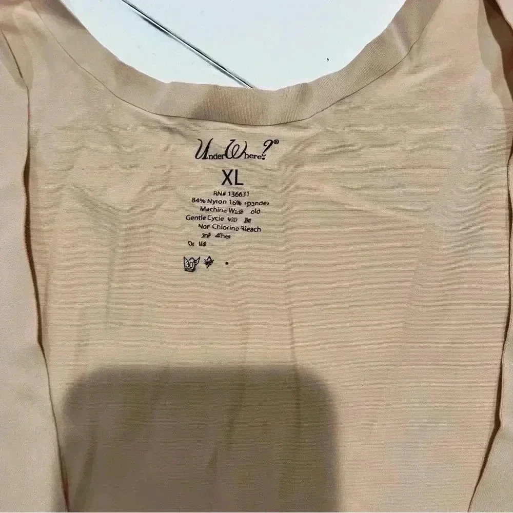 Under where Slip Skirt Nude Flared XL‎ Hi Waist Fantastic Firmer Shaping dress